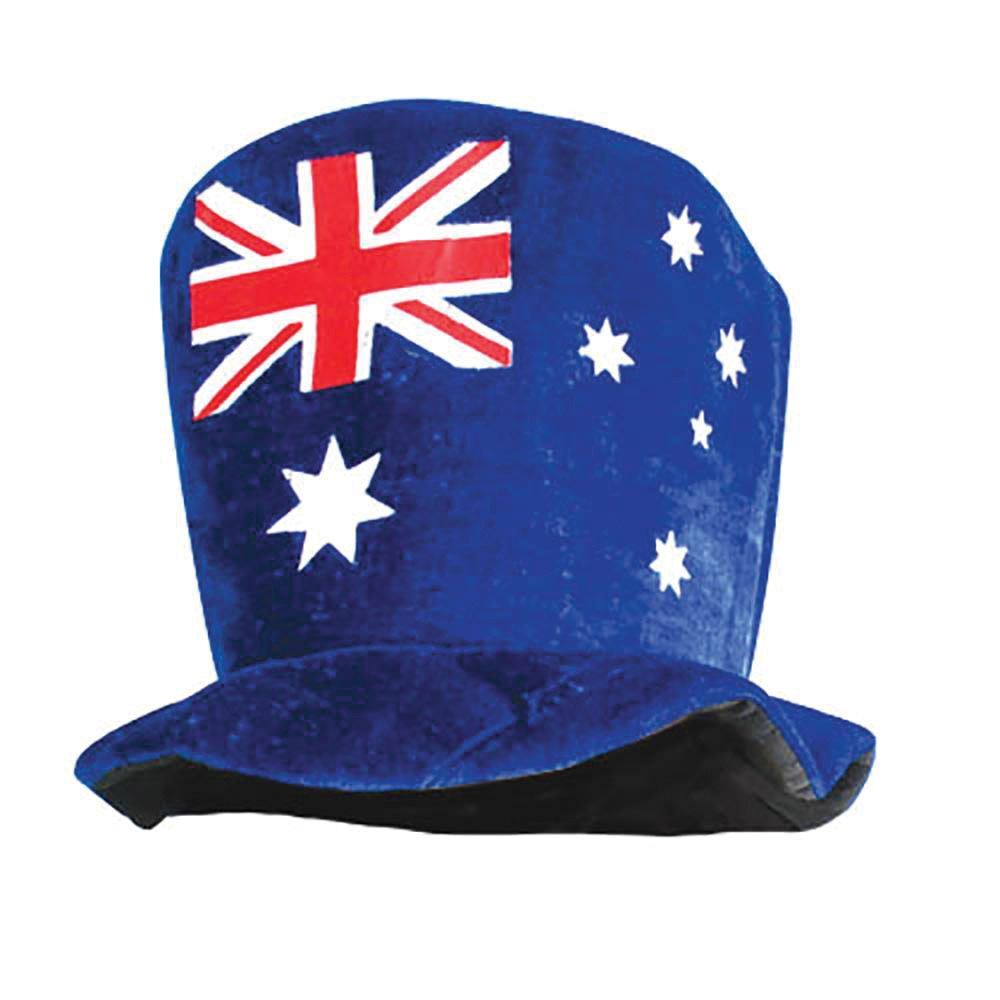 Australia Day Flag Felt Soft Hat - ARTWRAP