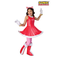 Child Sonic The Hedgehog  Amy Rose Deluxe Costume