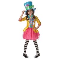 Mad Hatter Girls Deluxe Costume (Large Polybag)