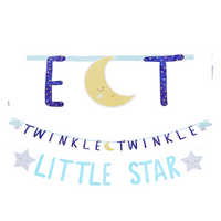 Twinkle Little Star Jumbo Cardboard Letter Banner Kit