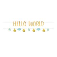 Oh Baby Boy Letter Banners Kit Hello World