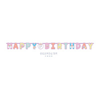 Unicorn Party Jumbo Add-An-Age Letter Banner Happy Birthday