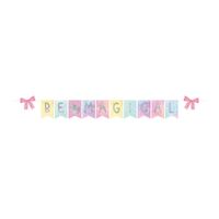 Enchanted Unicorn Ribbon Pennant Banner Be Magical