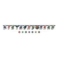 Justice League Heroes Unite Jumbo Birthday Banner Kit