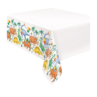 Partying Dino Printed Tablecover 