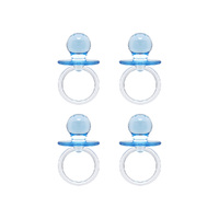 Pacifiers Crystal Blue 4 Pack
