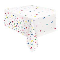 Vibrant Birthday Printed Tablecover 137cm X 213cm 