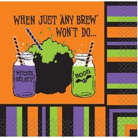 Any Brew Orange Beverage Napkin