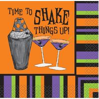 Shake Things Up Orange Beverage Napkin