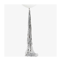 Silver Foil Tassel Balloon Tail 1.82m