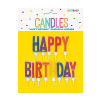 Happy Birthday'Day Letter Candles Set