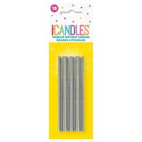 Silver Sparkler Candles 18 Pack