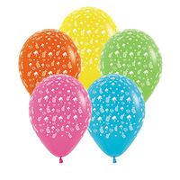 Hawaiian Tropical Fashion Assorted  30cm 12 Pack Balloons