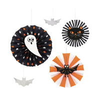 Bats & Boos Hanging Decorations Assorted 5 Pack
