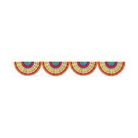 Fiesta Serape Garland Paper Bunting
