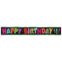 Infinite Birthday Foil Banner 12ft