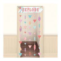 Free Spirit Happy Birthday Door Curtain