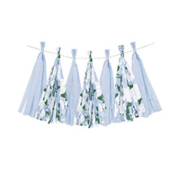 Garden Party Fabric Tassel Garland 2.13m