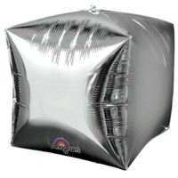Shape Cubez Silver  Foil Balloon 