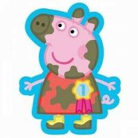  Shape Peppa Pig 2 Sided Design Foil Balloon