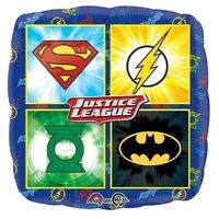 45cm Justice League Symbols Foil Balloon