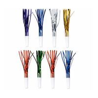 Colourful Foil Fringed Squawkers 8 Pack