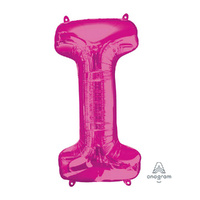 SuperShape Letter I Pink Foil Balloon