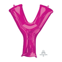 SuperShape Letter Y Pink Foil Balloon