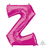 SuperShape Letter Z Pink Foil Balloon