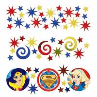  Super Hero Girls Confetti Value Pack Paper & Foil 34 Grams