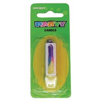 Rainbow Letter Candle I