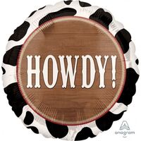 45cm Standard HX Yee Haw Foil Balloon