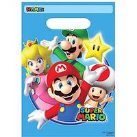 Super Mario Brothers Loot Bags 8 Pack