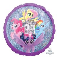 45cm Standard Holographic My Little Pony Friendship Adventures Foil Balloon
