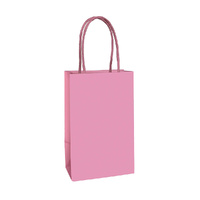 New Pink Large Paper Treat Bags 12 Pack