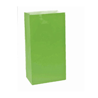 Kiwi Large Paper Treat Bags 12 Pack