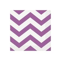 Chevron Beverage Napkins 2ply 16 Pack