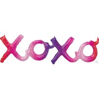 Phrase Ombre XOXO Foil Balloon