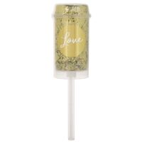 Wedding Push Up Confetti Poppers Gold 2 Pack