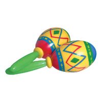 Fiesta Maracas Favors Plastic 2 Pack