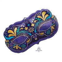 SuperShape Holographic A Night in Disguise Mardi Gras Mask Foil Balloons