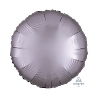 45cm Standard HX Satin Luxe Greige Circle Foil Balloon