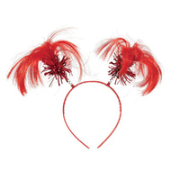 Headbopper Ponytail Red