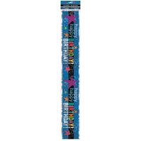Cosmic Happy Birthday Foil Banner 12ft