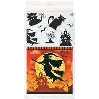 Spooky Hollow Plastic Tablecover