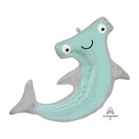 SuperShape Hammerhead Shark Foil Balloon