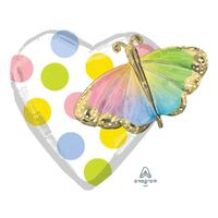 Multi-Balloon Happy Birthday Butterfly Foil Balloons