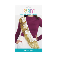 It's My Birthday Gold Foil Fringe Sash