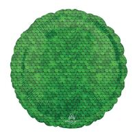 45cm Standard Forest Green Sequins Foil Balloons