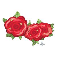 SuperShape Rose Trio Foil Balloons